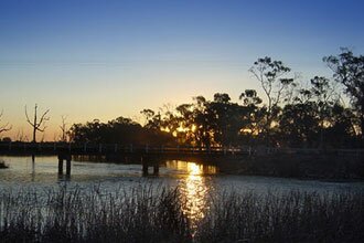 Gunbower State Forest Murray River forest in close proximity to the Cohuna Golf Course.